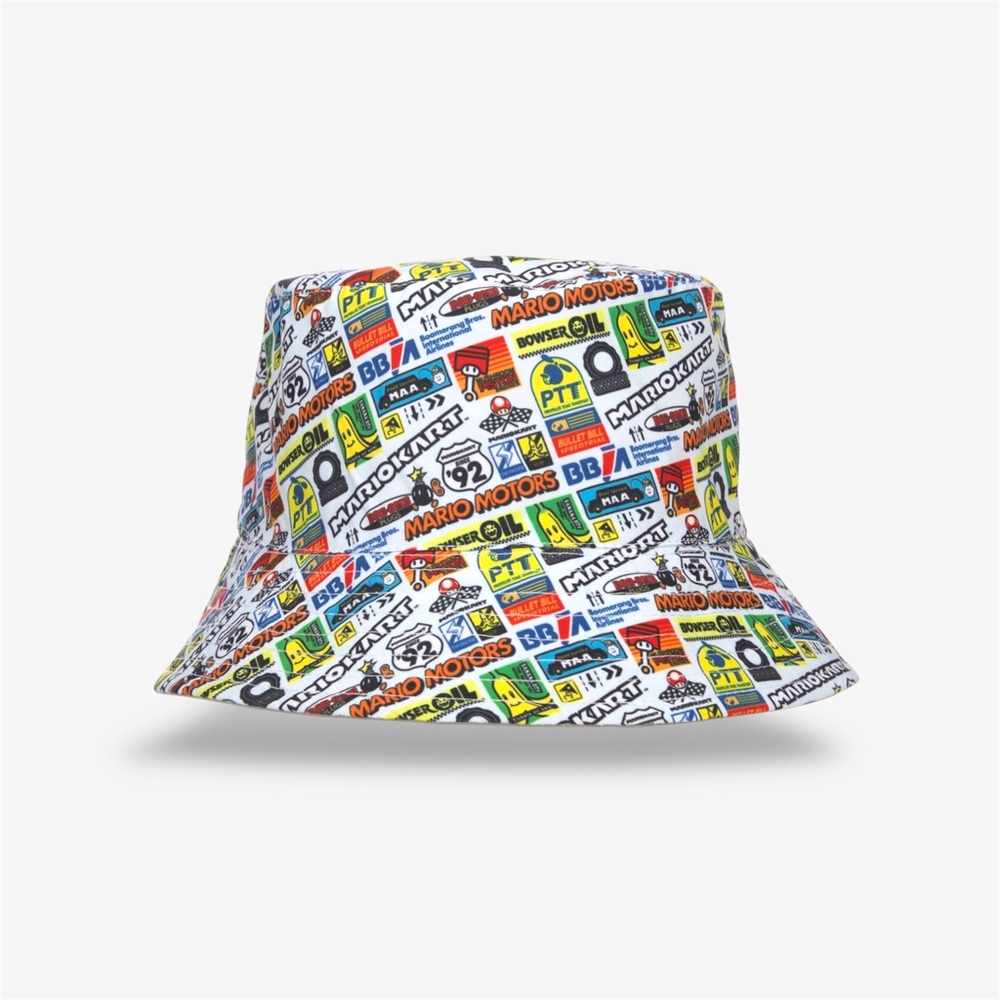 Nintendo Mario Kart Youth Reversible Bucket Hat